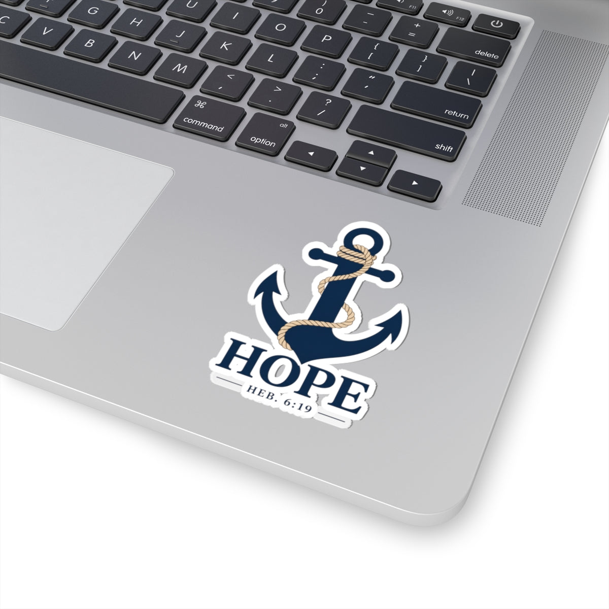 Hope Anchor Sticker — Nautical Faith Decal | Hebrews 6:19