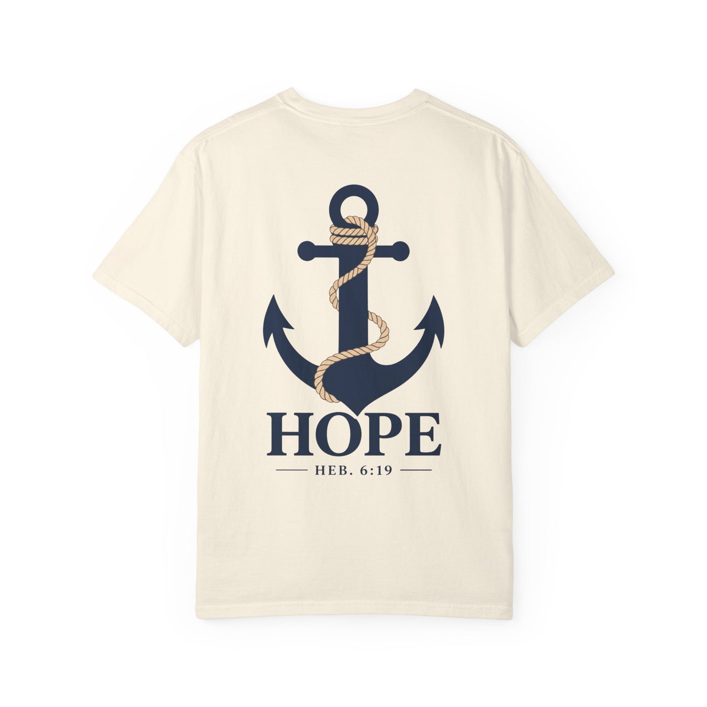 Hope Anchor T-Shirt — Faith-Inspired Nautical Tee | Hebrews 6:19