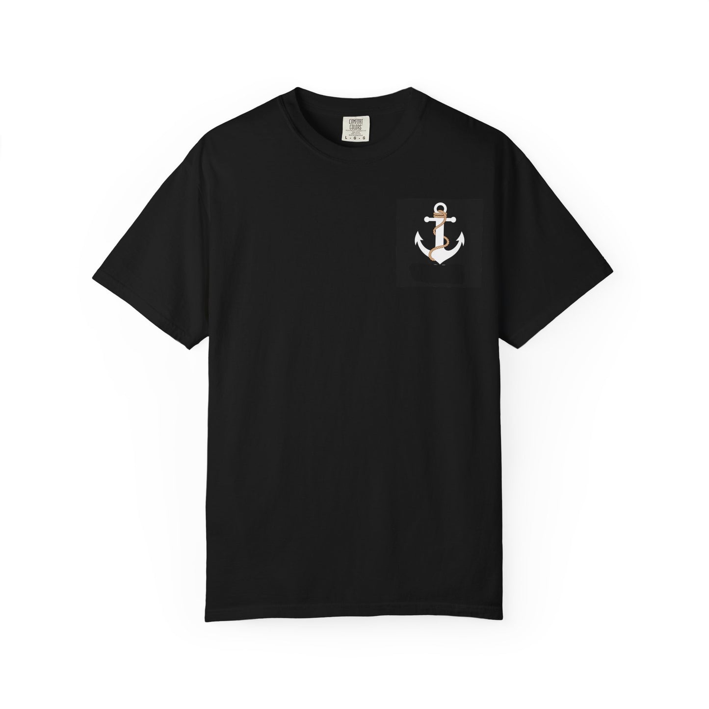 Faith Anchor T‑Shirt — Nautical Anchor Graphic with "FAITH" & Col. 1:23